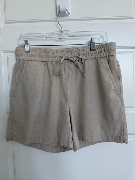 Tommy Bahama Pants - Tommy Bahama Linen Blend Drawstring Shorts Small Petite NWT Natural